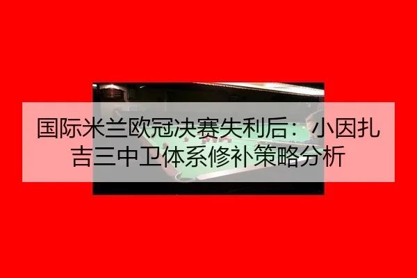 国际米兰欧冠决赛失利后：小因扎吉三中卫体系修补策略分析